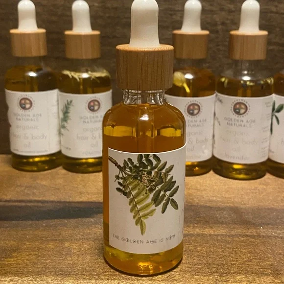 Organic Frankincense Hair and Body Oil Golden Age Naturals